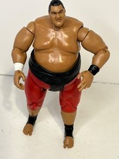 2004 WWE Classic Superstars Series 4 Yokozuna Figure Jakks Pacific Red Trunks