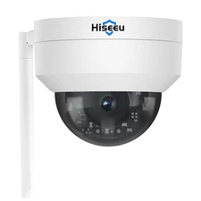 Hiseeu 5MP HD Outdoor WiFi Dome PTZ Camera 1Way Audio Auto Track Infrared Night