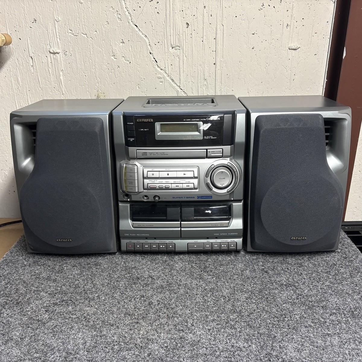 【ジャンク】SONY.CASIO.AIWA.National.その他 Aiwa NSX-AJ503 CD-3 Changer/Radio/Cassette/Aux Playback Stereo