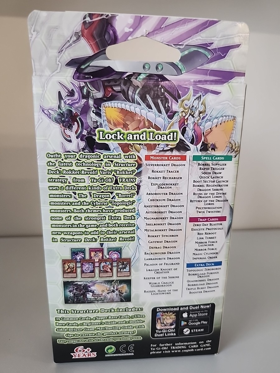 rokket structure deck yugioh Yu-Gi-Oh Rokket Revolt Structure Deck Display – Stone Monkey main image 0