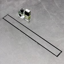 48-Inch Linear Shower Drain with Tile Insert, 304 Brushed Stainless Steel New