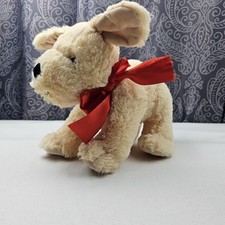 Melissa And Doug Plush Stuffed Sunny Yellow Labrador Puppy Toy Dog With Red Bow