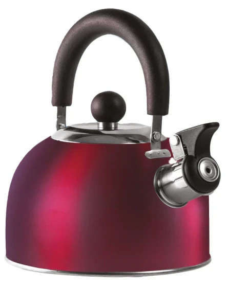 Whistling Kettle Gas Hob 1.6Litre Folding Handle Caravan Motorhome Camping SU340