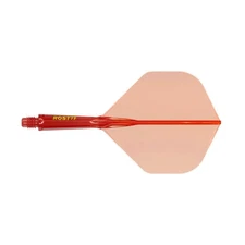 CUESOUL ROST 77 Integrated Shaft & Flight - Big Standard Medium Transparent Red