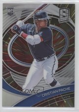 2021 Panini Spectra Rookies Hyper Prizm 60/75 Cristian Pache #140 0lt3