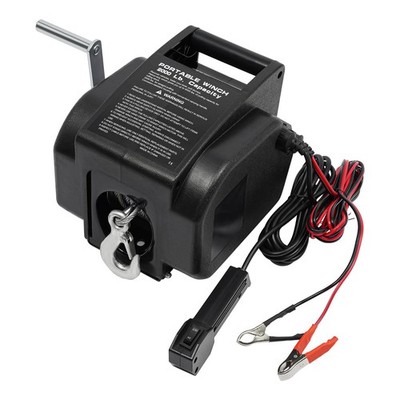 2000LBS Reversible Electric Winch 12V DC Power in Out Freewheel for Trailer