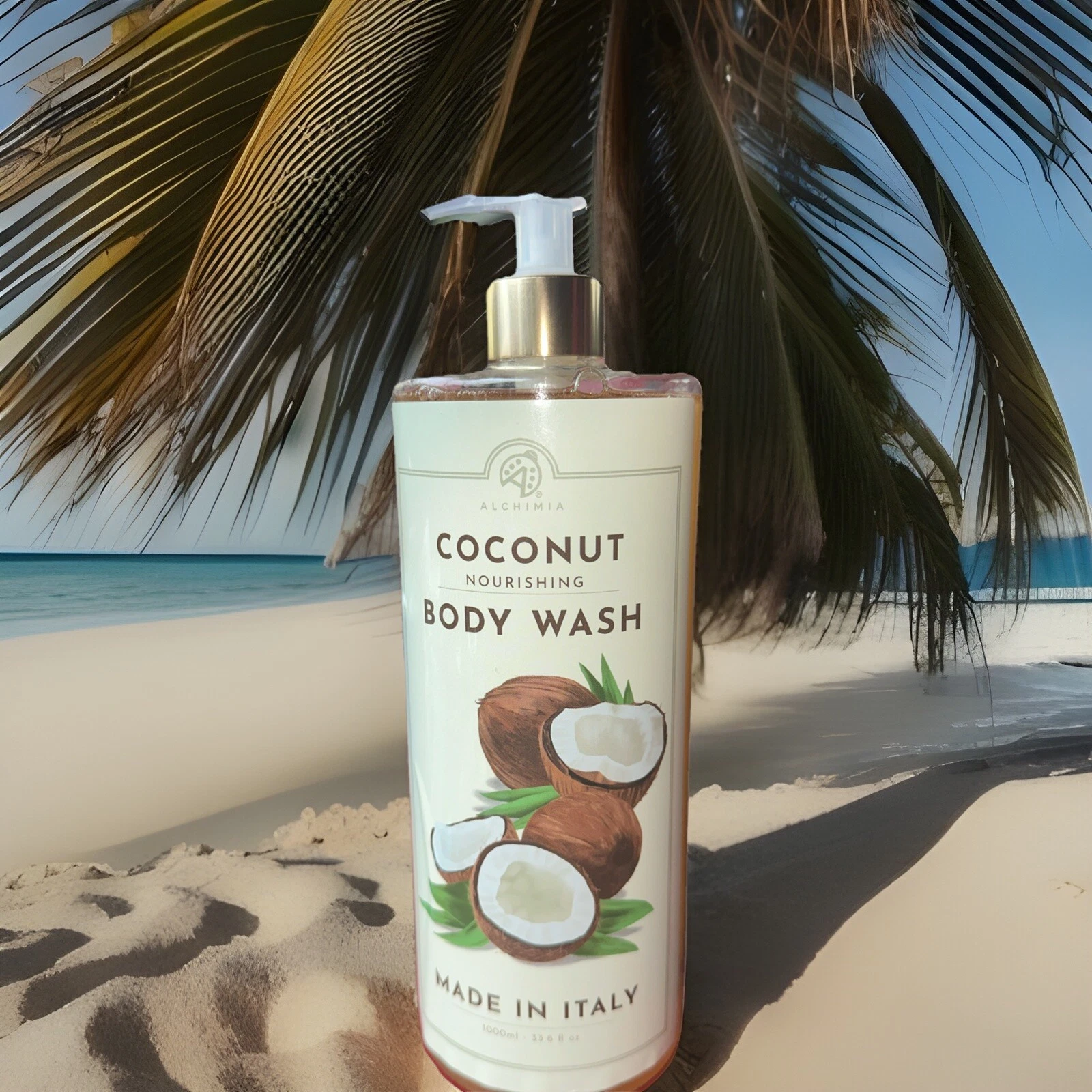 s-l1600 ALCHIMIA~COCONUT NOURISHING BODY WASH~33.8 FL.OZ.~MADE IN??ITALY