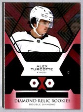 Alex Turcotte 2021-22 UD Black Diamond Relic Ruby Rookie /49 #BDR-AT *ML* Los