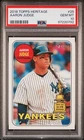 2018 TOPPS HERITAGE ALL-STAR ROOKIE #25 AARON JUDGE YANKEES PSA 10