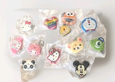 NEW RUBBER  Character  KEY COVERS- CHAIN KEYRING