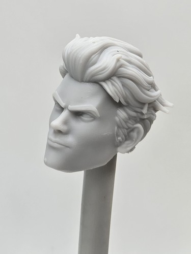3d Printed INVINCIBLE Unmasked MARK HEAD#2 1:12 6" Classified Legends SCALE - Picture 2 of 3