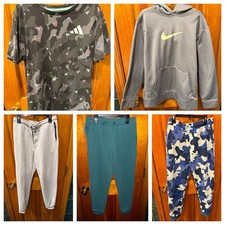 Boys Clothing Lot   Nike Therma-Fit Hoodie, Adidas Tee, Tek Gear Joggers