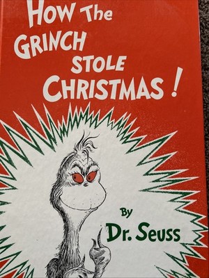 How The Grinch Stole Christmas by Dr. Seuss 1985 Vintage HC Children's #2