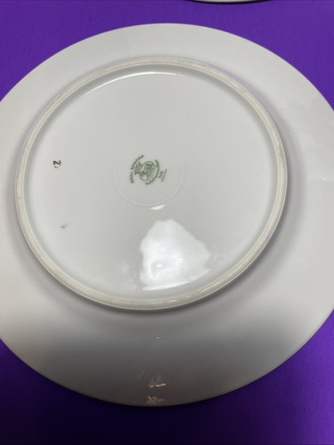 Set 5 Royal Bavarian Hutschenreuther Selb Floral & Gold Accent Lunch Plates 9" - Picture 10 of 12