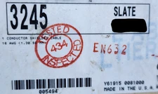 Alpha Wire 3245 #16awg Braid Shielded Milspec/Aerospace Hook-Up Wire Gray /10ft