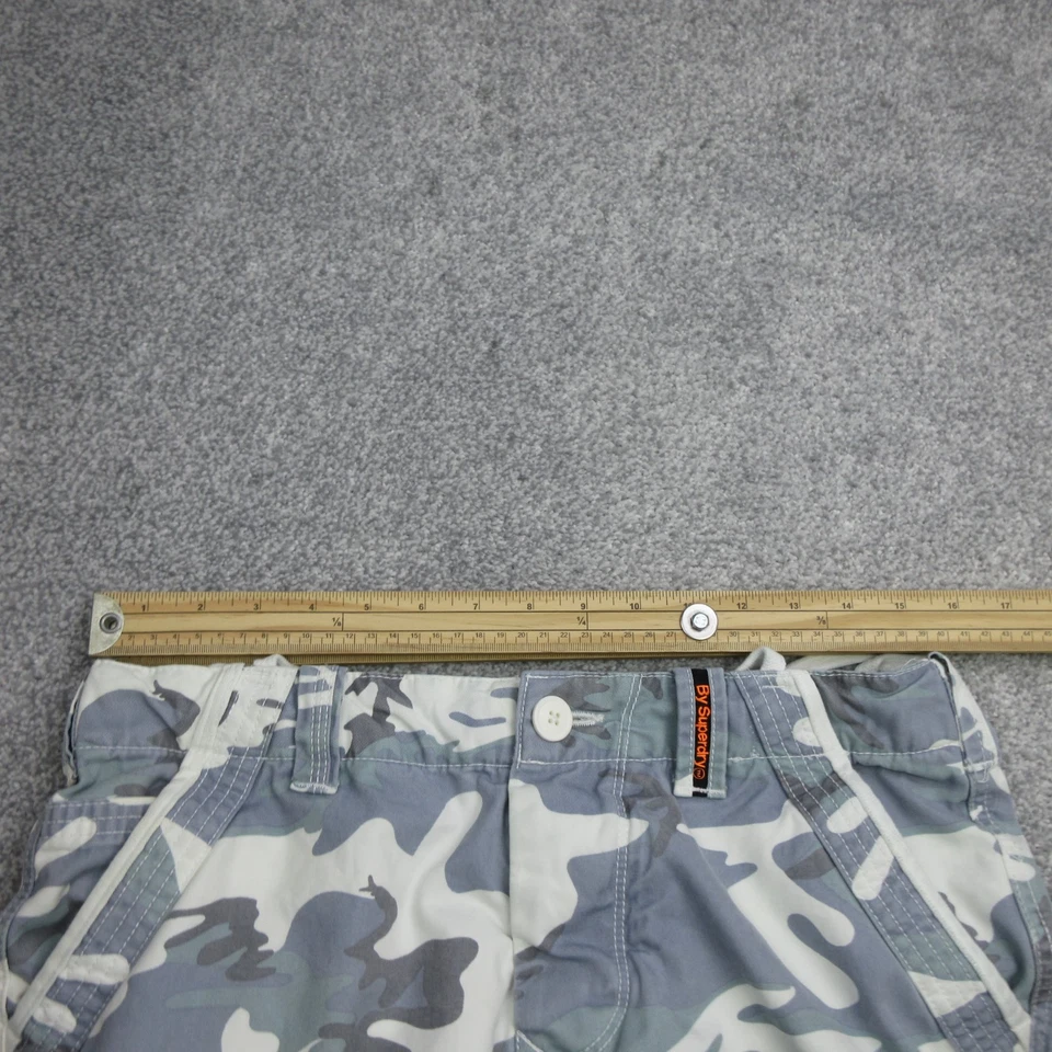 Superdry Pantalones Cortos Hombre W32 Gris Camuflaje Core Cargo Utility Militar Combates Field 691 Foto 3 de 4