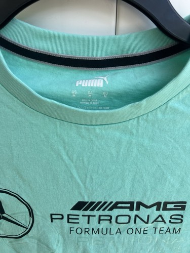Puma AMG Petronas Formula One Racing Team T-Shirt F1 Race Adult Medium - Picture 2 of 6