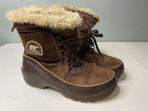 Sorel Tivoli III Damengröße 8,5 braun wasserdicht Winter Schnee Stiefel - Bild 1 von 10