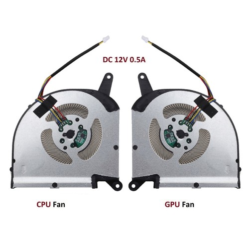 CPU GPU Radiator Replacement Cooling Fan for Gigabyte AERO15 OLED 17 RP77 RP75W - Picture 2 of 10