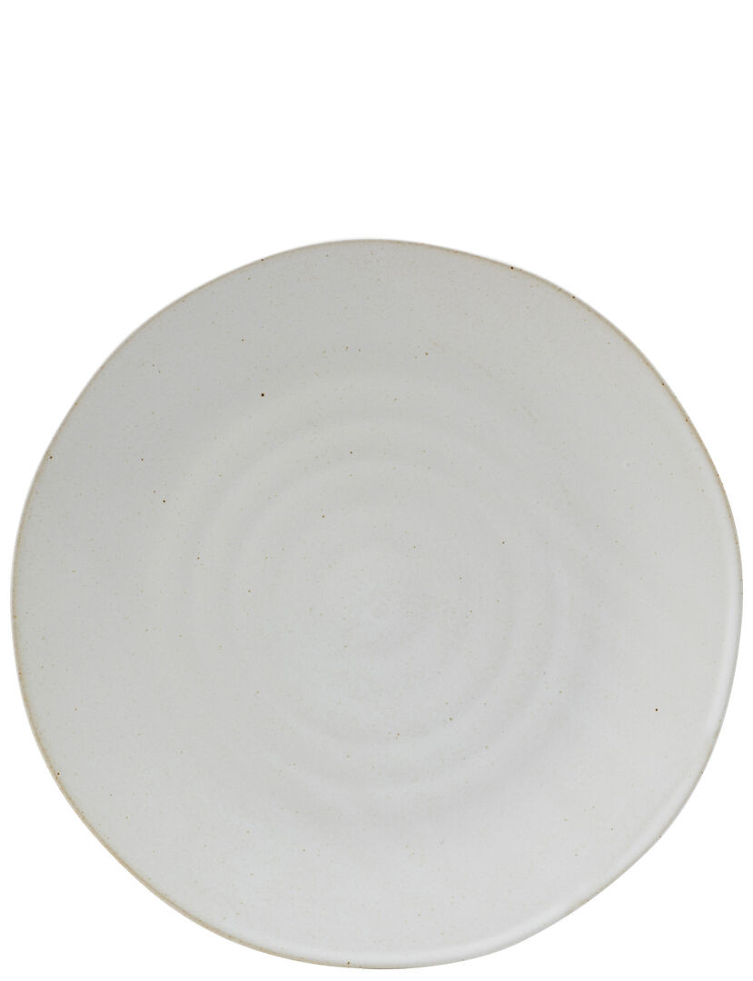 Manna Porcelain Plate Matte Finish White Serving For Bars 8.25"" (21Cm) Pack Of 6