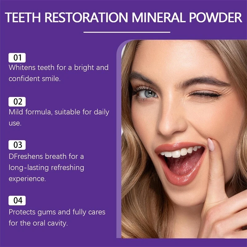 Dental Restoration Mineral Powder, Mineral Tooth Powder, Teeth Whitening - Image 4 of 4