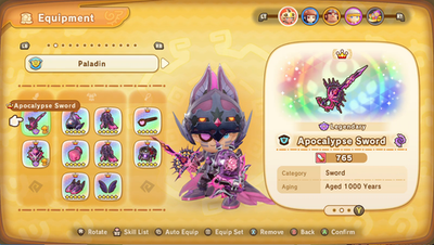 Fantasy Life I: Apocalypse Legendary Set 120% drop rate The Girl