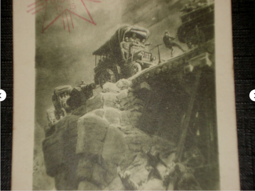 cartolina antica della prima grande guerra mondiale militaria ww1 ww 1 postale