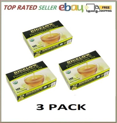3 Pack - Bigelow Premium Organic Green Tea (140 Ct.)