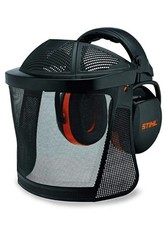Stihl Unisex - Adult Face Shield Ear Protection Short Nylon Mesh Black New