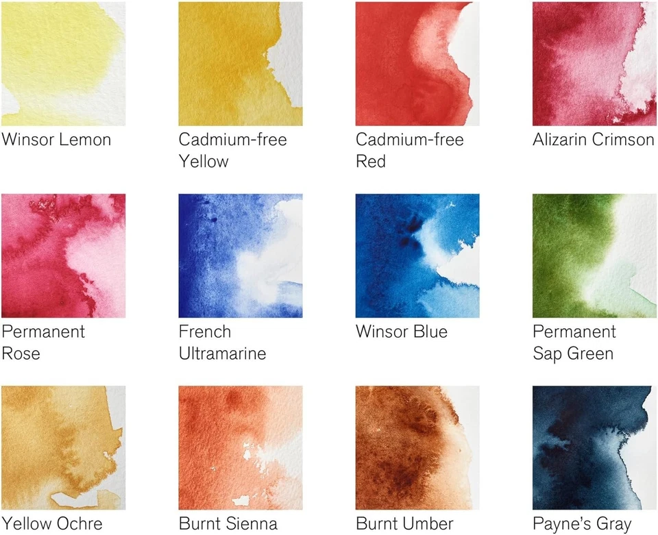 Acuarela profesional Winsor & Newton ~ Lata de viaje ~ Tubos de 12 x 5 ml ~ NUEVA ~ Foto 2 de 4