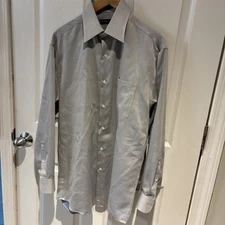 Perry Ellis Portfolio Dress Shirt Button Down Wrinkle Free Men’s M