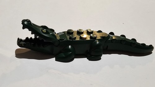 LEGO Piratas Ciudad Jungla Animal Cocodrilo Caimán Verde Oscuro 18904c02pb01 - Imagen 4 de 5