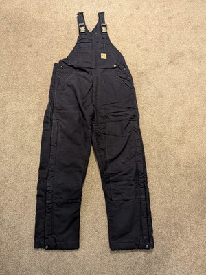 Carhartt FR Duck Insulated Bib Overalls 34x32