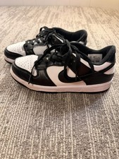 Nike Dunk Low Shoes Youth Size 2.5Y Black White Panda Sneakers CW1588-100