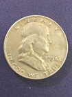 1954 D circulated Franklin Half Dollar