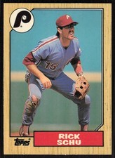 1987 Topps TIFFANY  #209 Rick Schu