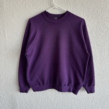 Vintage 1970s-1980s faded distressed Raglan cut crewneck sweatshirt size medium