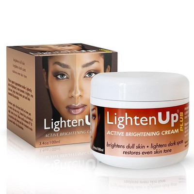 Lighten-Up plus Active Skin Brightening Cream - 3.4 Fl Oz / 100 Ml - Daily Moist