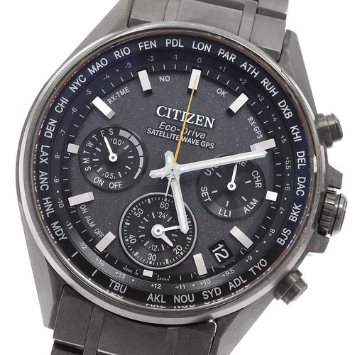 CITIZEN F950-T024521 ATTESA SATELLITE WAVE GPS RADIO SOLAR HERREN UHR - Bild 1 von 24