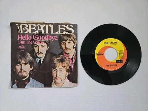 The Beatles Hello Goodbye/I Am the Walrus 45 Rpm Record 1967