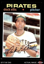 1971 Topps #2 Dock Ellis Pirates 5 - EX