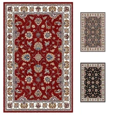 Regency Carpet Rugs with Traditional Oriental Bordered Floral Area Rug