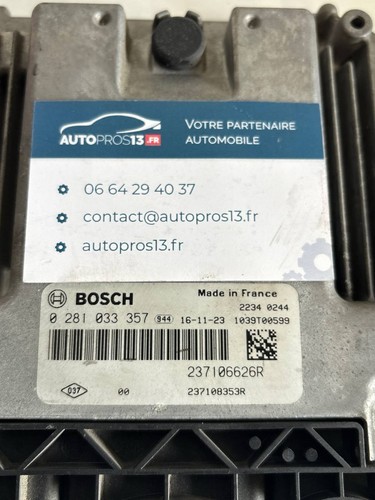CALCULATEUR MOTEUR A DECODER NISSAN NV300 RENAULT TRAFIC 3 0281033357 237106626R - Imagen 2 de 4