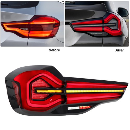 Black Line LCI LED Tail Lights Waterproof For X3 G01 IX3 G08 X3M F97 PreLCI 2018 - Picture 6 of 12
