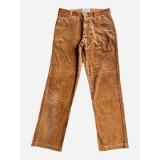 Yony Men’s Corduroy Trousers Golden Copper Made in USA Size 32
