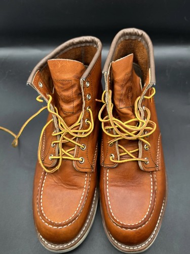 Red Wing Heritage Men's 6 inch Moc Toe Boot 875 Oro Legacy - Size 9.5 D RW47 - Picture 4 of 8