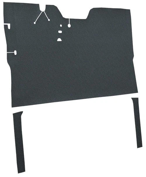 1947-1954 GMC Truck Carpet - Vinyl |Reg Cab, Front with Side Extensions - Image 2 of 3