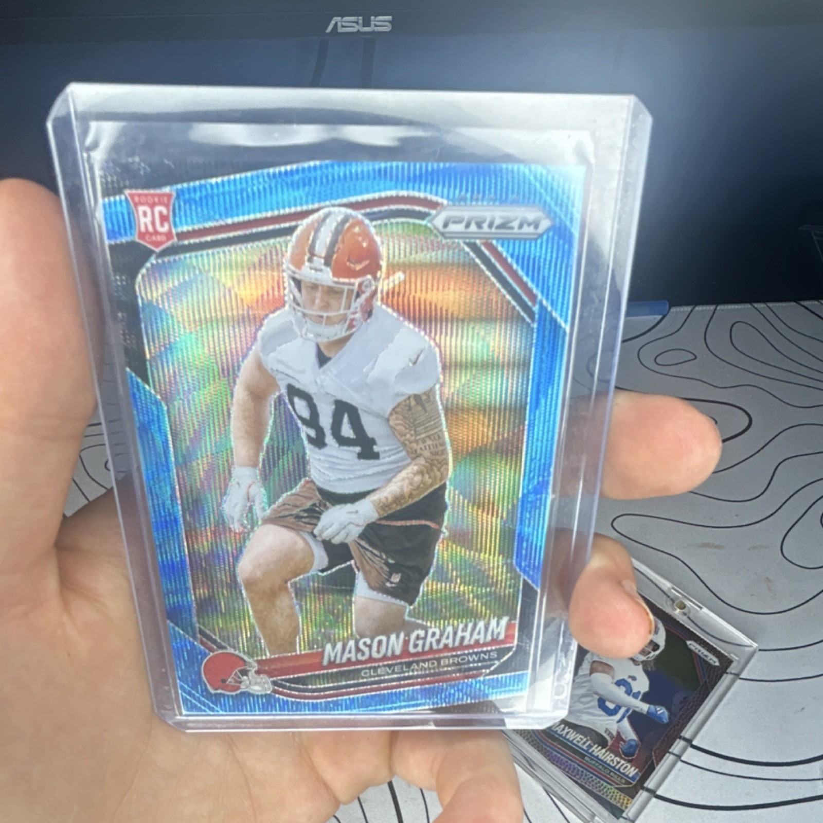 2025 Panini Prizm Blue Wave Prizm Mason Graham #354 Browns Rookie /230