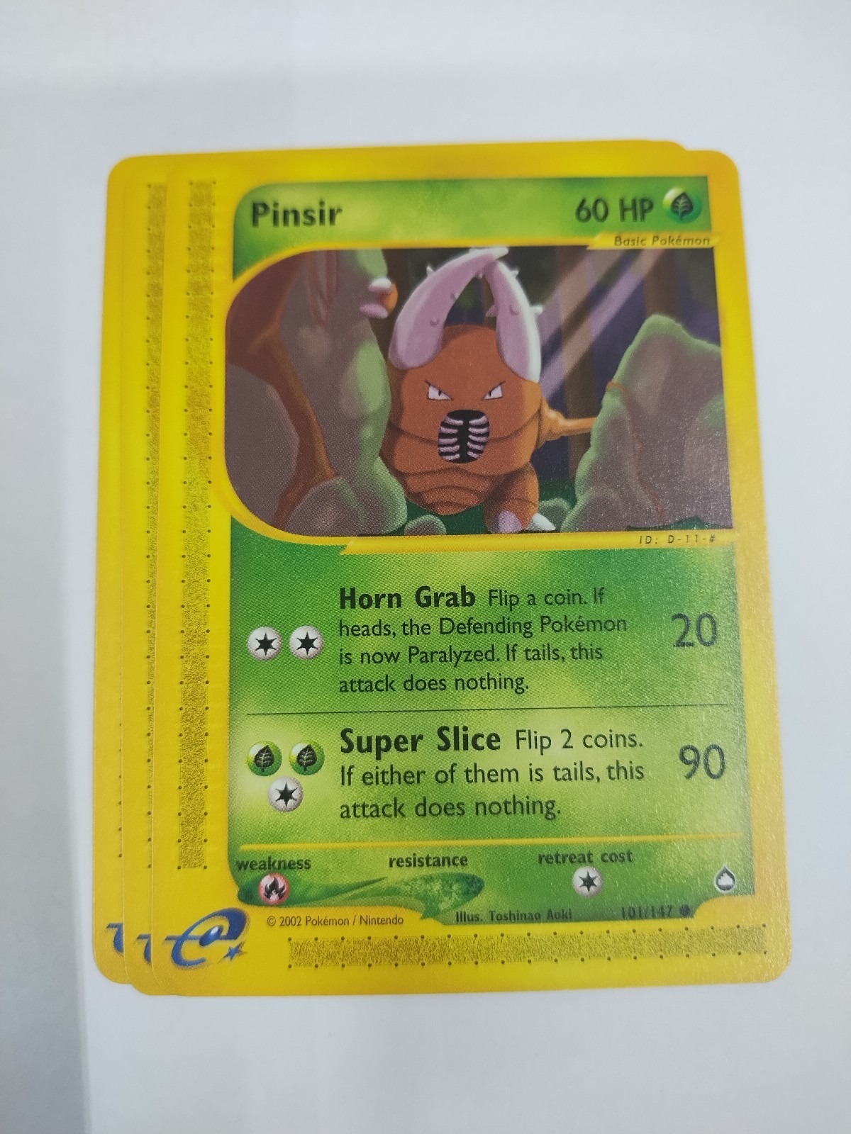 MINT Pinsir 101/147 Aquapolis Regular Pokemon