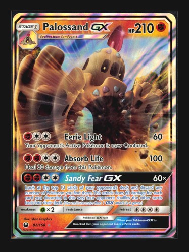 Palossand GX 82/168 SM - Celestial Storm Ultra Rare, Holo Pokémon TCG LP